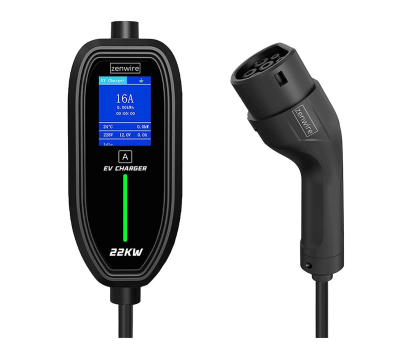 Wallbox Zenwire Ładowarka do Samochodu Elektrycznego EV 22kW 32A Typ2 7m